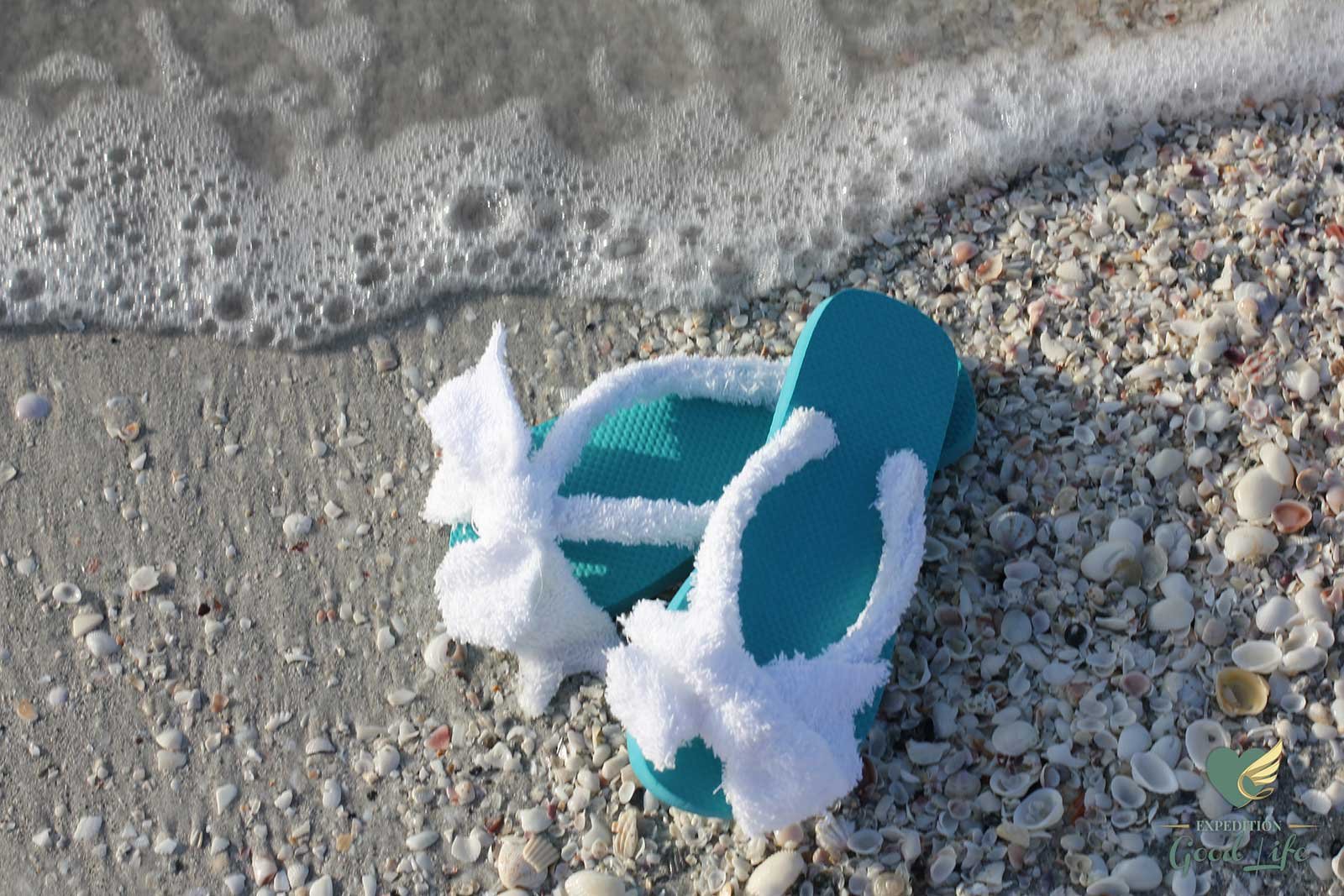 DIY Beach Spa Flip-Flops