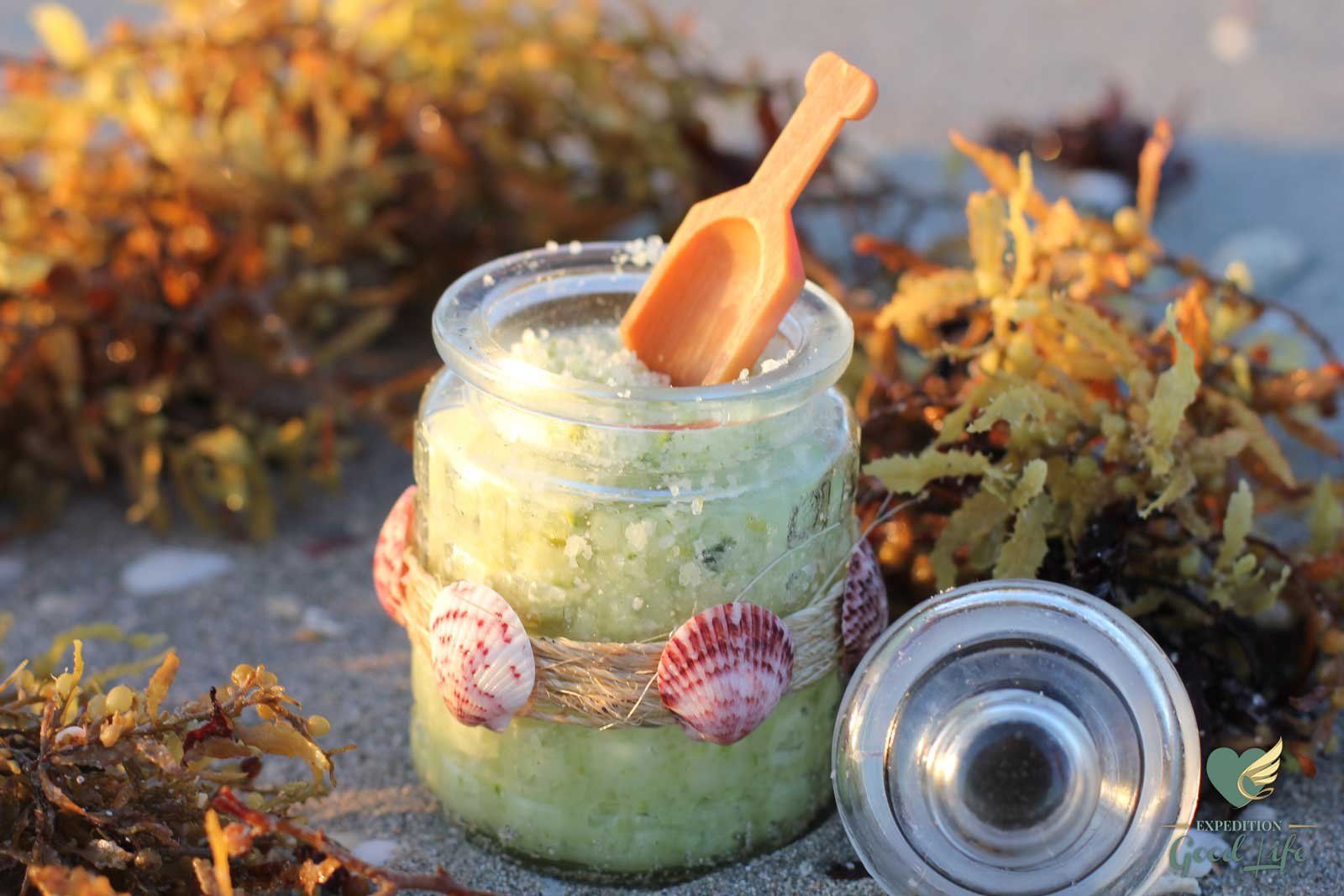 DIY SALT FOOT SCRUB