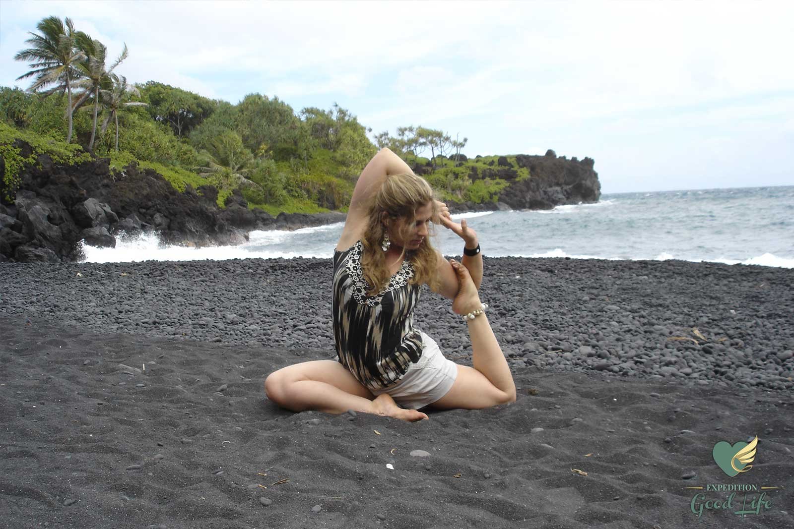 Yoga on the Beach Maui Hawaii