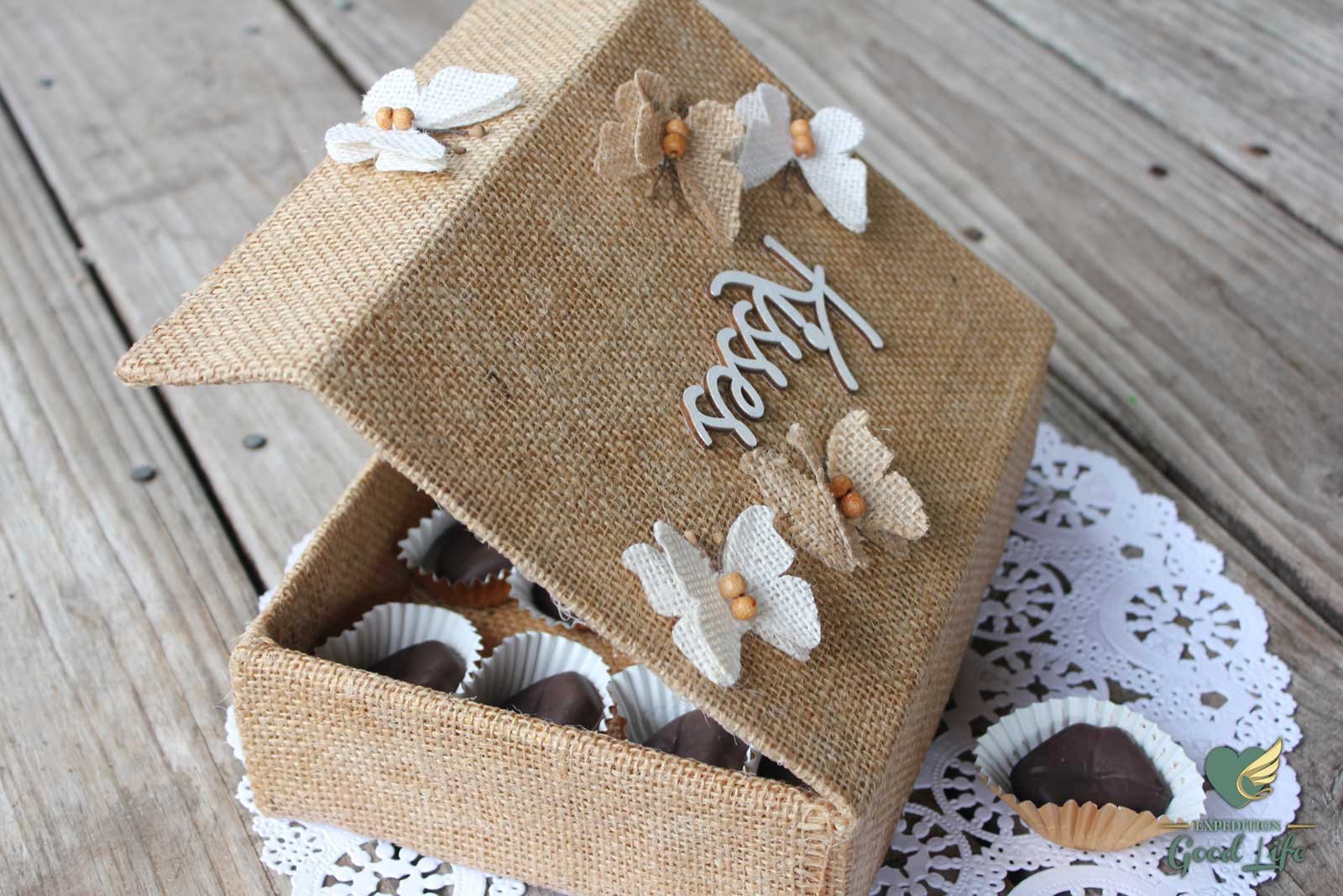 DIY Homemade Chocolate Gift Box