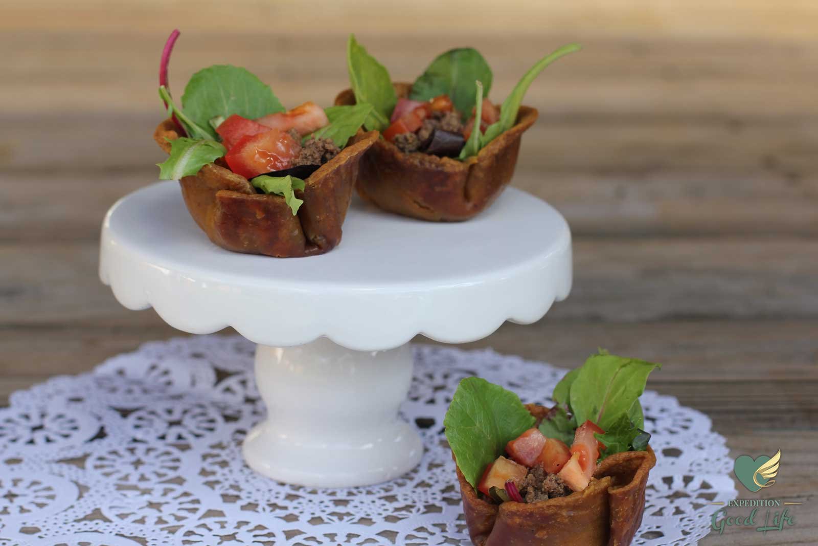 Wheat Belly Mini Taco Salad Bowls Reicpe