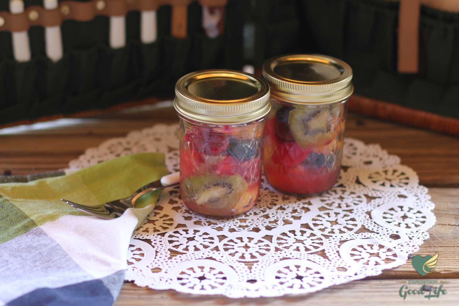 Fruit Salad Jelly Jars