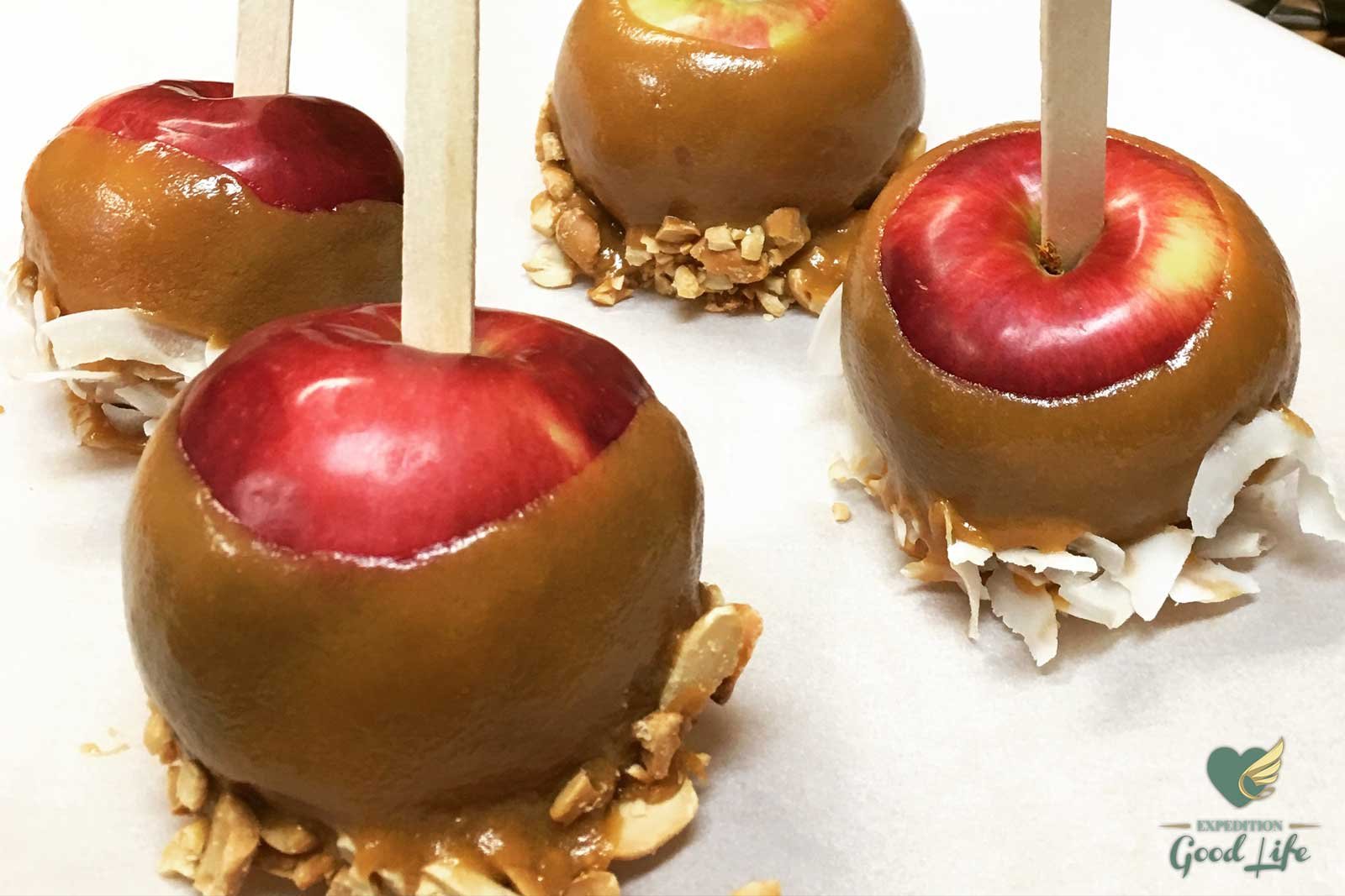 Wheat Belly Carmel Apples, Gluten Free Carmel Apples