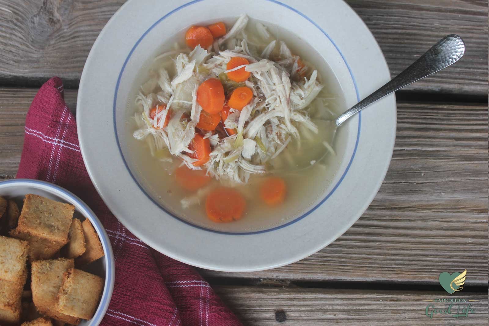 Wheat Belly Chicken soup, Gluten Free Chicken Soup